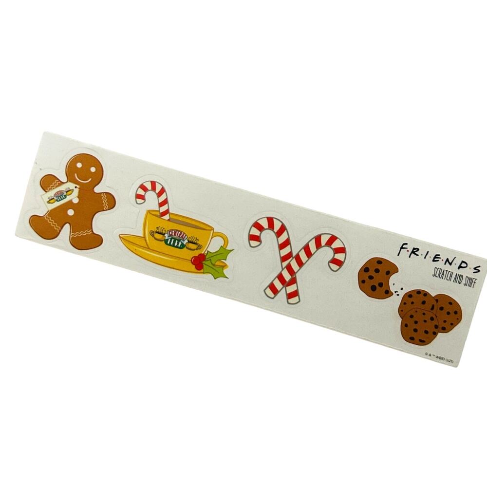 Friends Scratch-and-Sniff Christmas Sticker Sheet